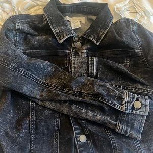 Treasure and bond girls, XL black cropped jean jacket